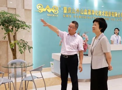 重庆市市委常委、纪委书记宋依佳一行莅临山外山公司调研